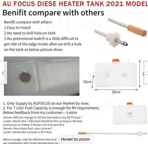 AU Focus 12V 2kW Bluetooth Diesel Heater Kit – Caravan, Camper & 4WD