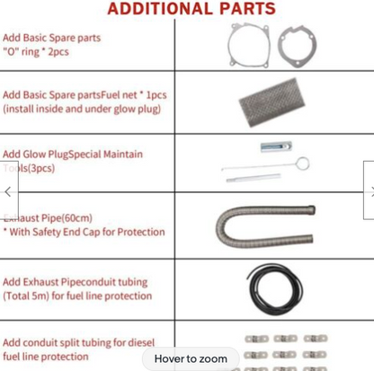 AU Focus 12V 2kW Bluetooth Diesel Heater Kit – Caravan, Camper & 4WD