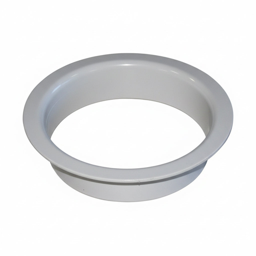 PDH Kimberley floor collar heater flange, 105mm, showing a metallic heater accessory with a circular flange and mounting holes.