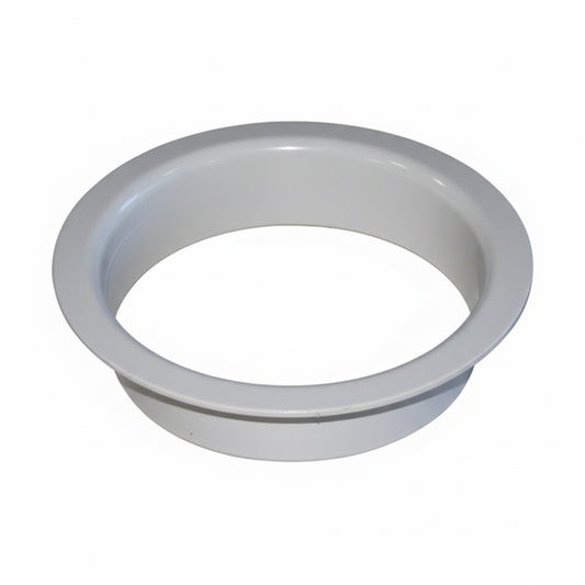 PDH Kimberley floor collar heater flange, 105mm, showing a metallic heater accessory with a circular flange and mounting holes.