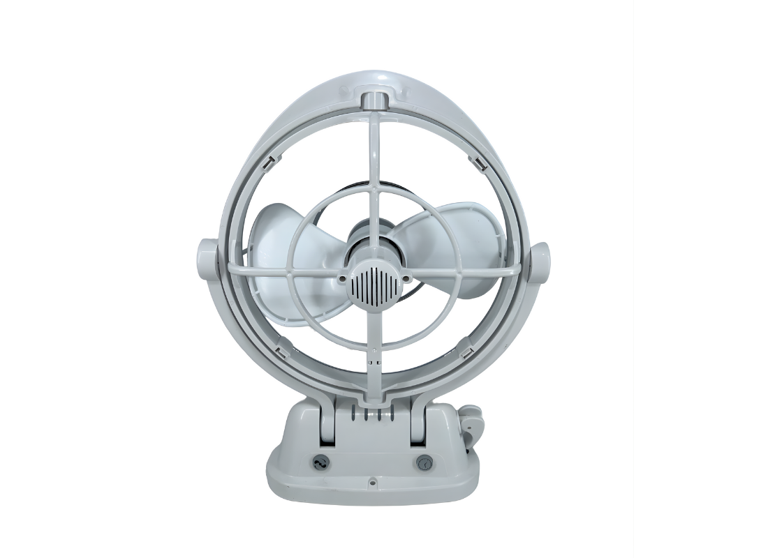 Nomadic RV Fan (White) with Fast Charger USB – Combo Kit