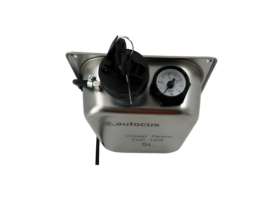 AU Focus Gen 4 – 5L Stainless Steel Diesel Heater Fuel Tank with Lockable Cap & Gauge